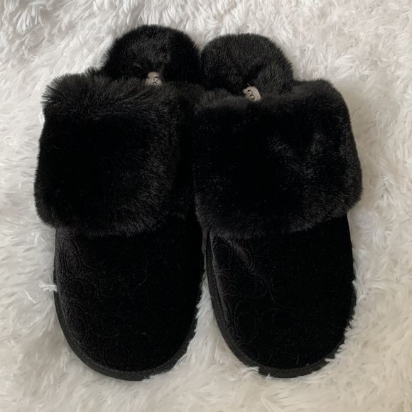 ❌SOLD❌COACH Slippers Black - Picture 2 of 8